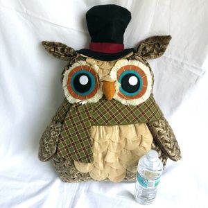 Giant large size Christmas Owl stuffed 3D